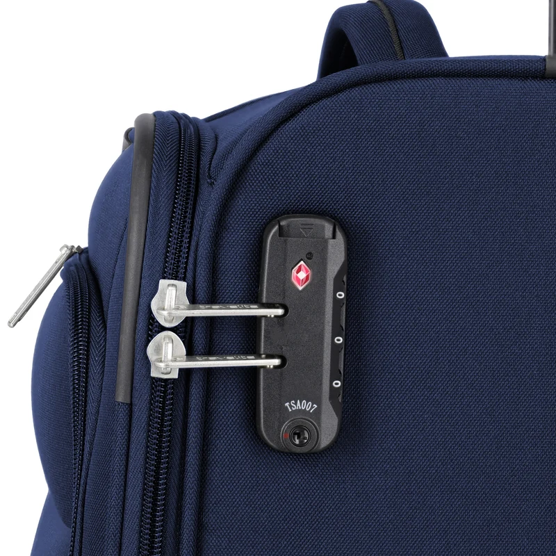 Travelite Priego - Trolley de 4 ruedas 66 cm (navy)