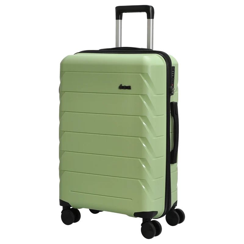 D&N Travel Line 4100 - Trolley de 4 ruedas M 64 cm (lime green)