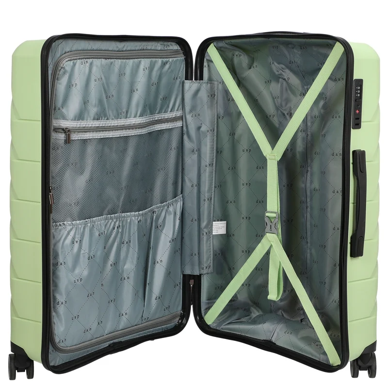 D&N Travel Line 4100 - Trolley de 4 ruedas L 74 cm (lime green)