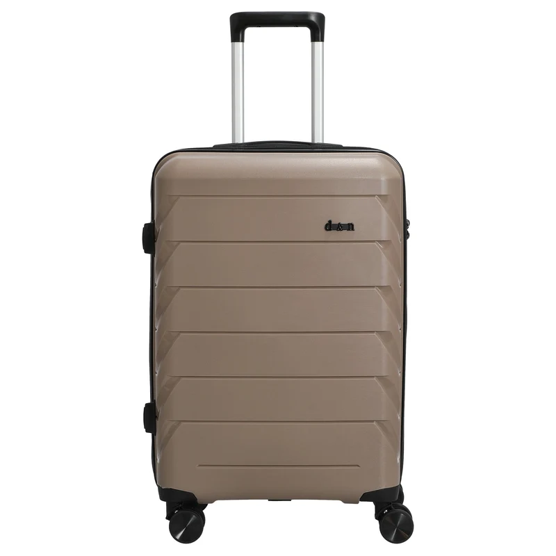 D&N Travel Line 4100 - Trolley con 4 ruedas M 64 cm (taupe)