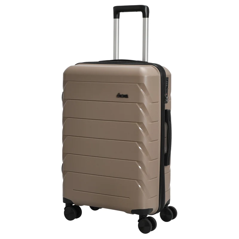 D&N Travel Line 4100 - Trolley con 4 ruedas M 64 cm (taupe)