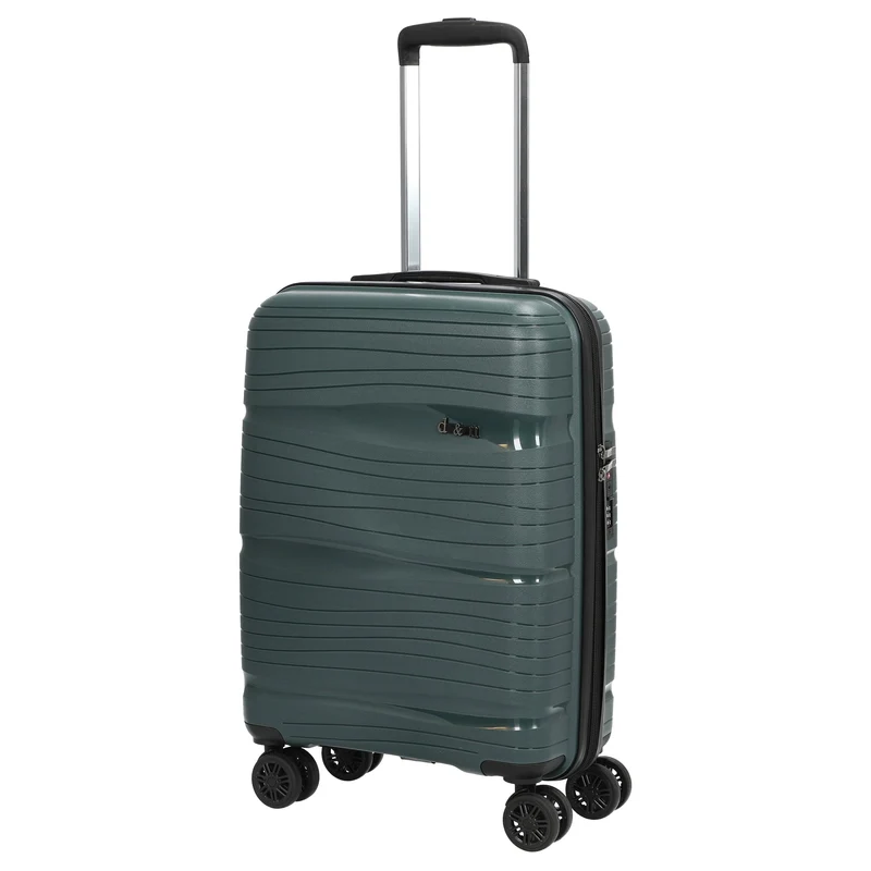 D&N Travel Line 4300 - Trolley de cabina con 4 ruedas S 55 cm (dunkelgrün)