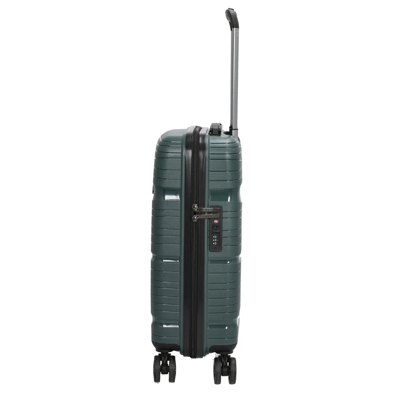 D&N Travel Line 4300 - Trolley de cabina con 4 ruedas S 55 cm (dunkelgrün)