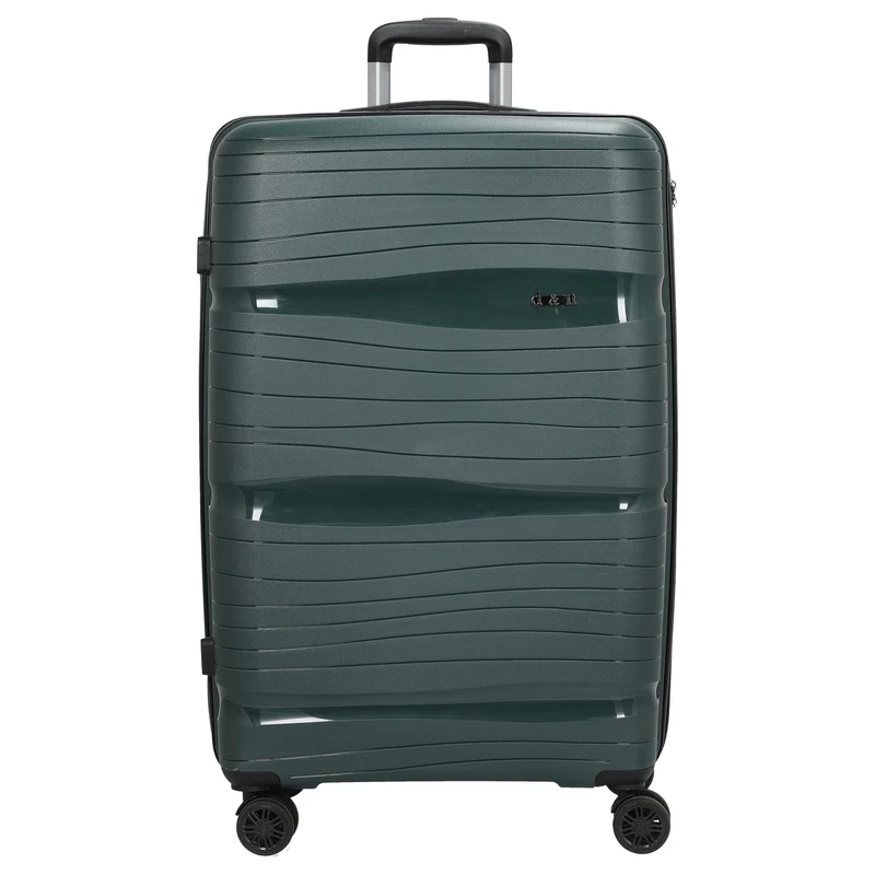 D&N Travel Line 4300 - Trolley de 4 ruedas L 76 cm (dunkelgrün)