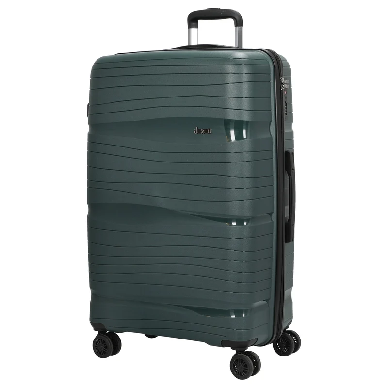 D&N Travel Line 4300 - Trolley de 4 ruedas L 76 cm (dunkelgrün)