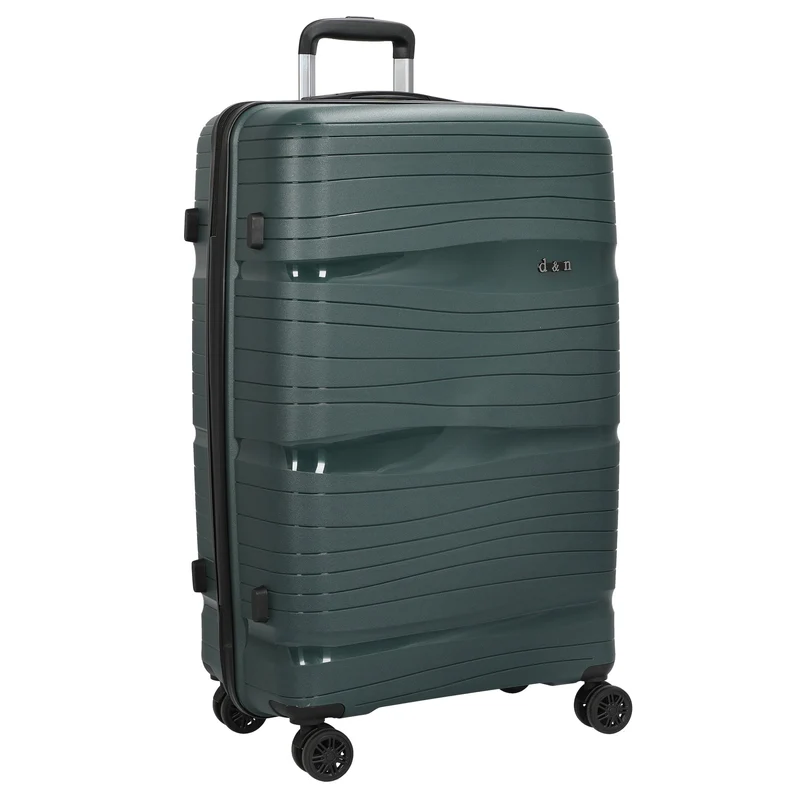 D&N Travel Line 4300 - Trolley de 4 ruedas L 76 cm (dunkelgrün)