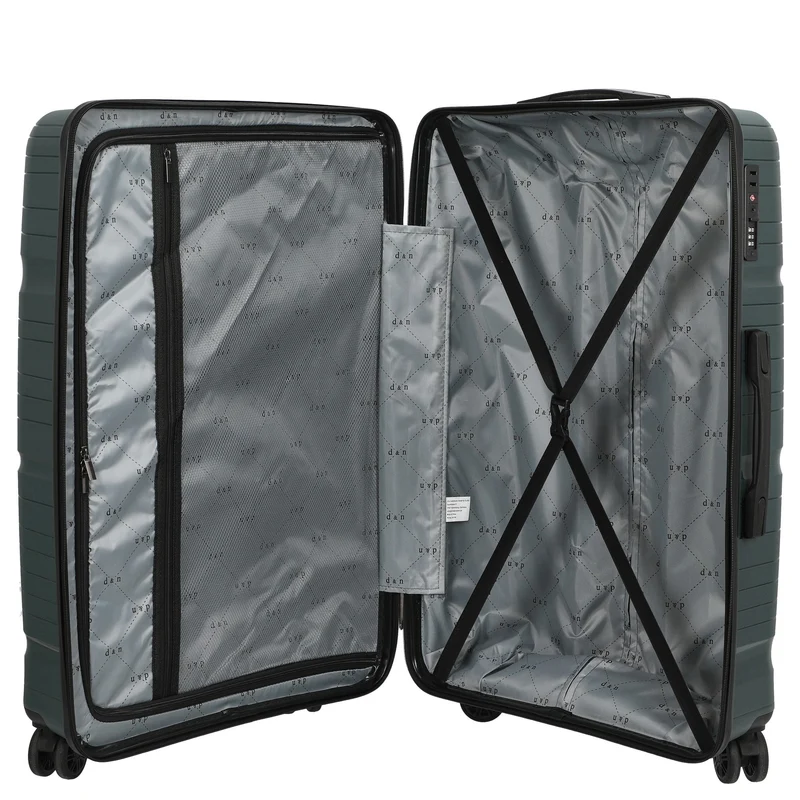 D&N Travel Line 4300 - Trolley de 4 ruedas L 76 cm (dunkelgrün)