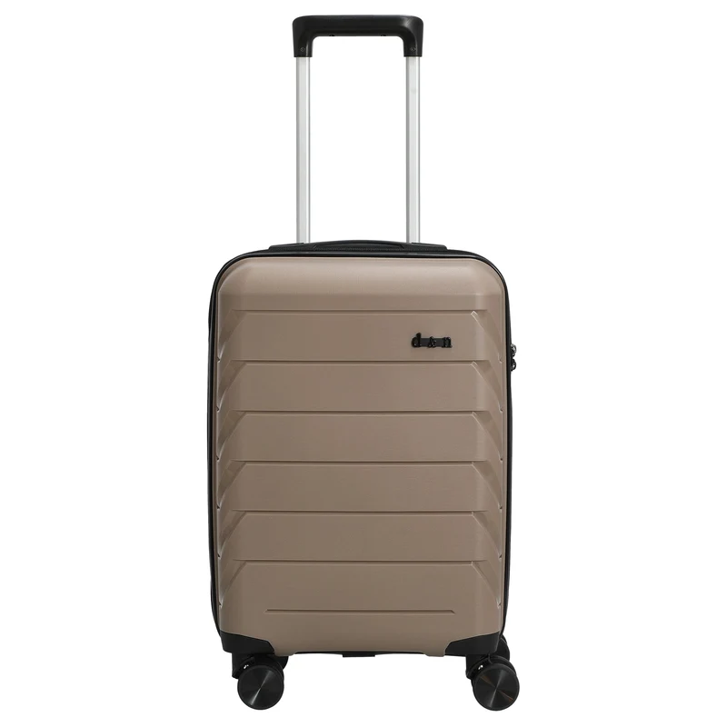 D&N Travel Line 4100 - Trolley de cabina con 4 ruedas S 54 cm (taupe)