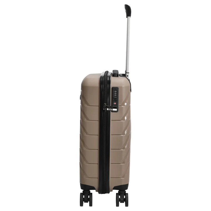D&N Travel Line 4100 - Trolley de cabina con 4 ruedas S 54 cm (taupe)