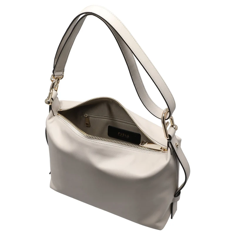 Furla Tonie M Hobo - Bolso bandolera 28 cm (vaniglia)