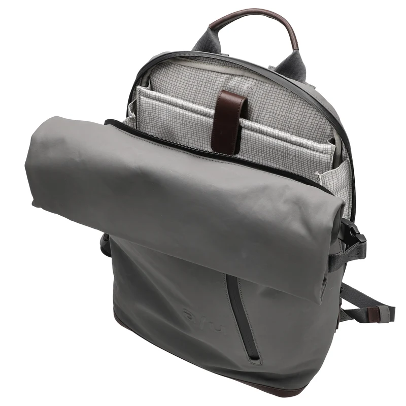 aunts & uncles Japan Fukui Rolltop - Mochila 15" 42.5 cm (pewter)