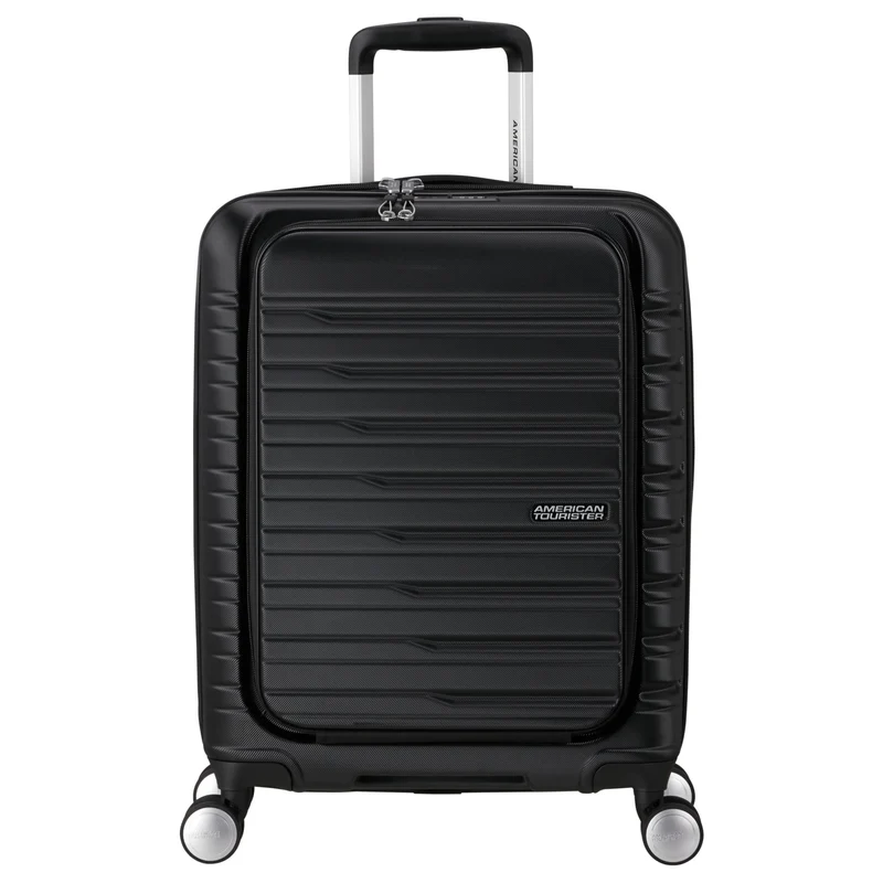American Tourister Flashline - Trolley de cabina con 4 ruedas y bolsillo delantero 15.6" 55 cm (schwarz)