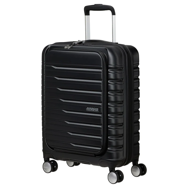 American Tourister Flashline - Trolley de cabina con 4 ruedas y bolsillo delantero 15.6" 55 cm (schwarz)