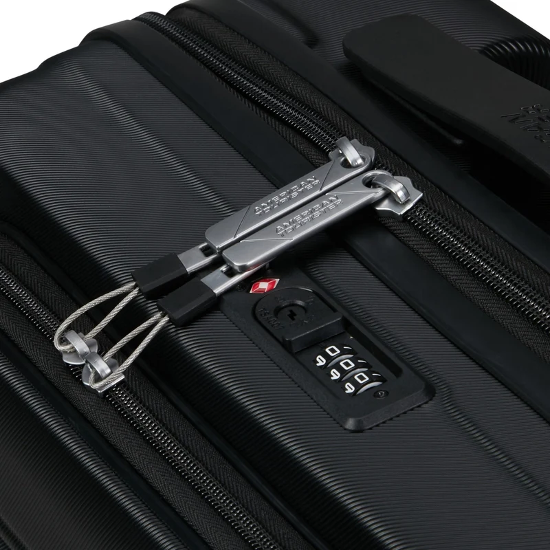 American Tourister Flashline - Trolley de cabina con 4 ruedas y bolsillo delantero 15.6" 55 cm (schwarz)