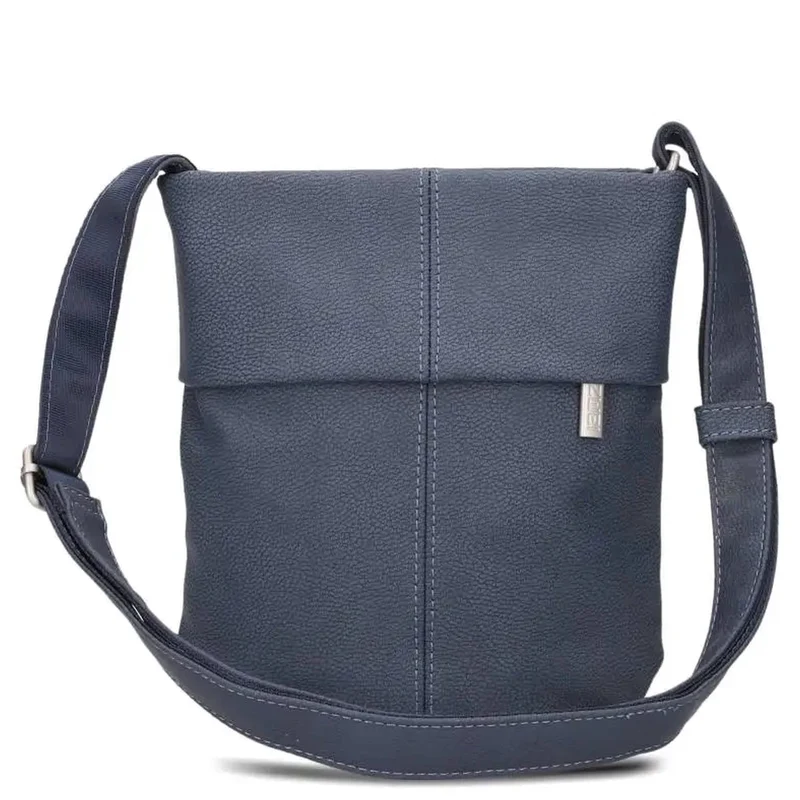 zwei Mademoiselle M45 - Bolso de hombro 22 cm (nubuk-blue)