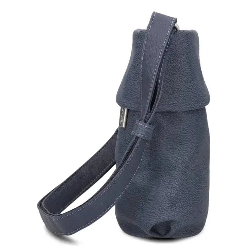 zwei Mademoiselle M45 - Bolso de hombro 22 cm (nubuk-blue)