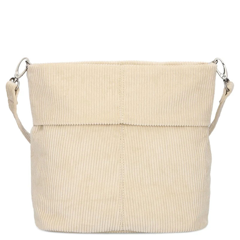 zwei Mademoiselle M8 - Bolso de hombro 25 cm (cord-creme)
