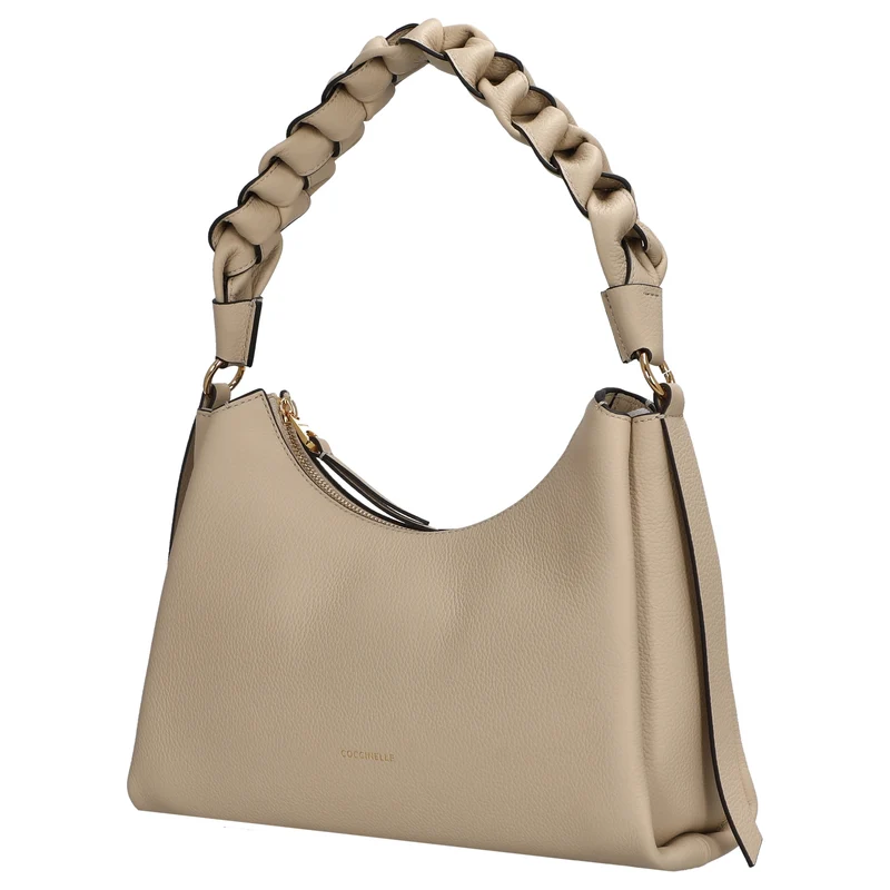 Coccinelle Boheme Grana Double - Bolso de hombro S 30 cm (seagrass/sandsh)