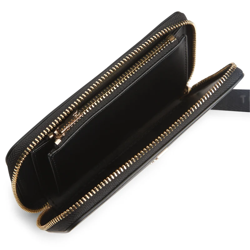 Tommy Hilfiger Logotape Compact Zip - Cartera 4cc 15 cm (black)