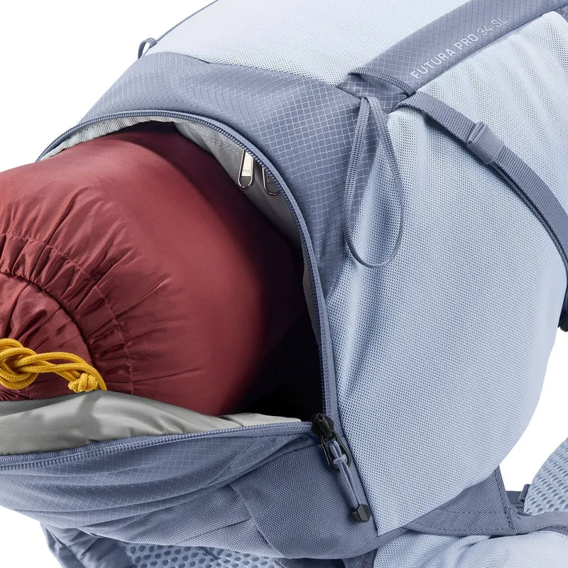 Deuter Futura Pro 34 SL - Mochila de senderismo 63 cm (polar-bluejay)