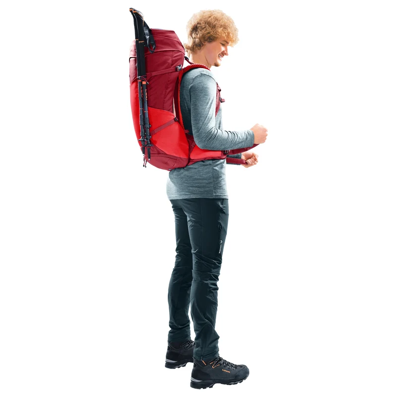 Deuter Futura Pro 32 - Mochila de senderismo 67 cm (cherry-masala)