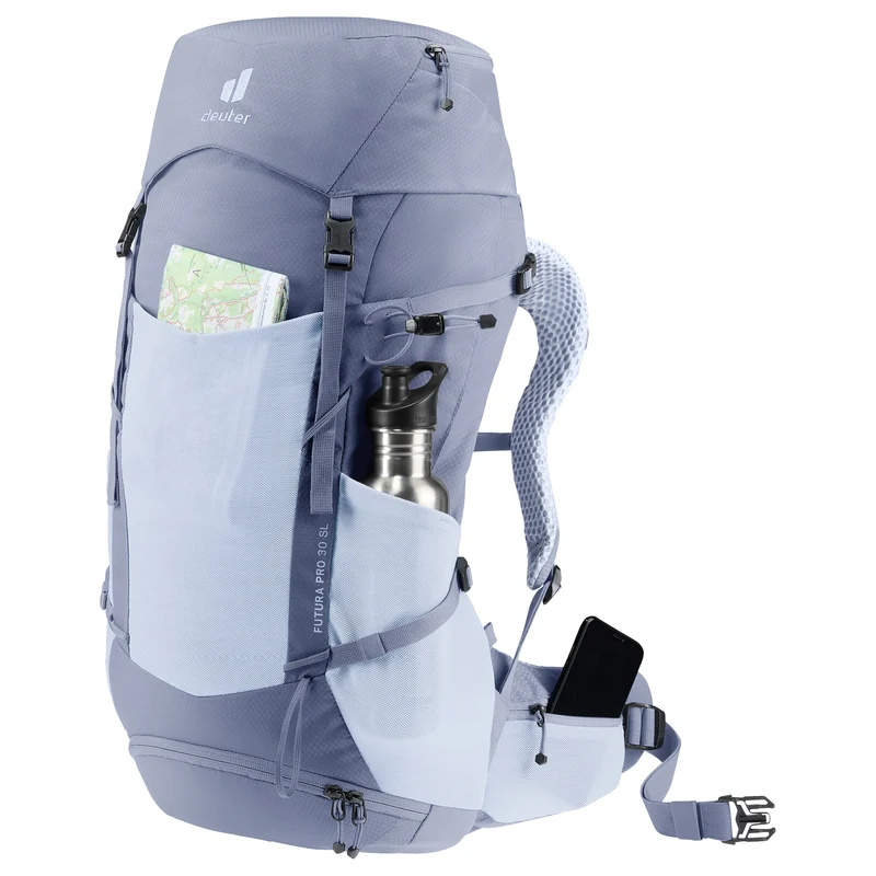 Deuter Futura Pro 30 SL - Mochila de senderismo 61 cm (polar-bluejay)