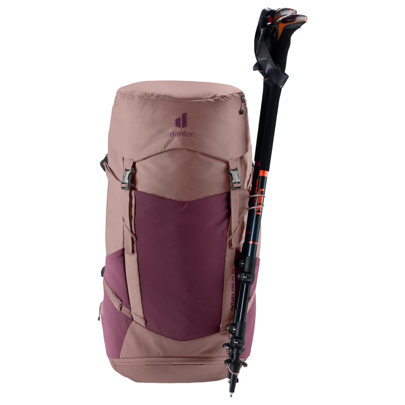 Deuter Futura Pro 30 SL - Mochila de senderismo 61 cm (cassis-ashrose)
