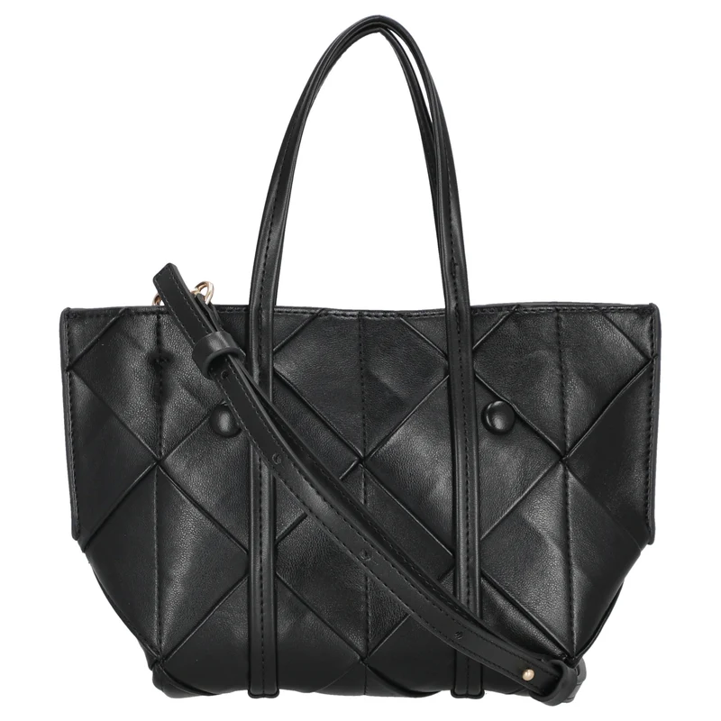 Calvin Klein Woven Mini Tote - Bolso bandolera (black)