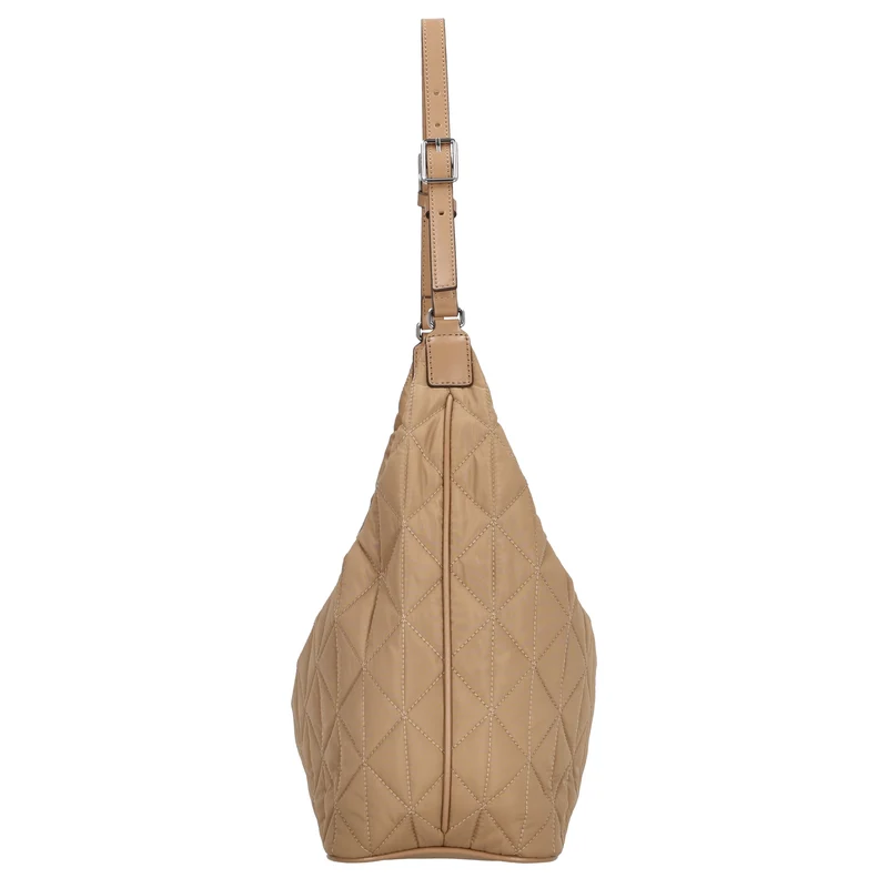 Calvin Klein Quilted - Bolso de hombro (tannin)