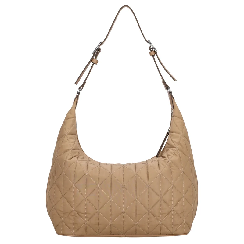 Calvin Klein Quilted - Bolso de hombro (tannin)