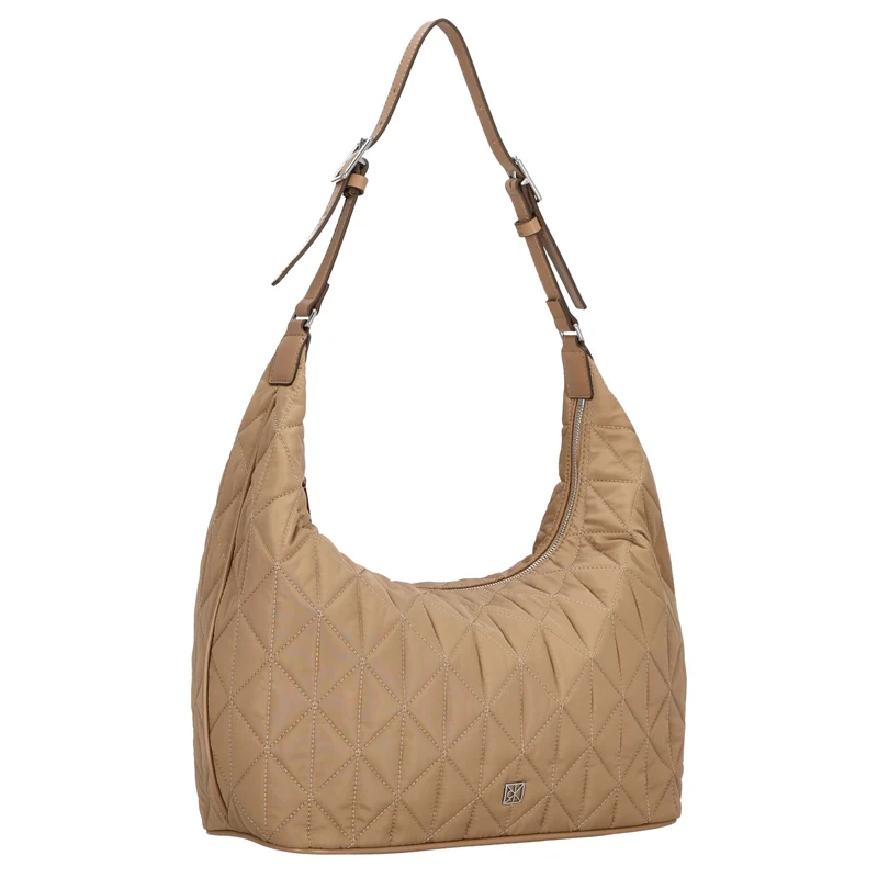 Calvin Klein Quilted - Bolso de hombro (tannin)