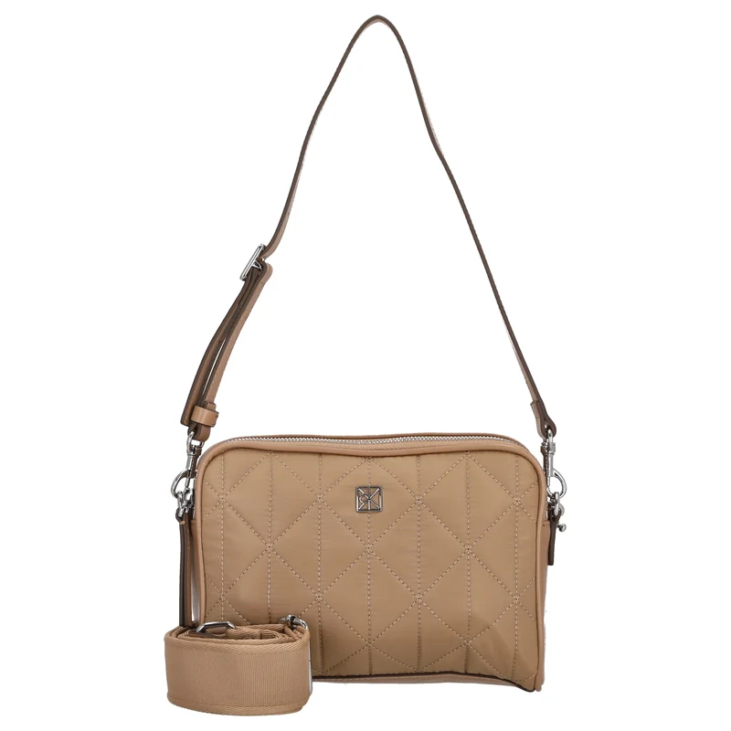 Calvin Klein Quilted Camera - Bolso bandolera (tannin)