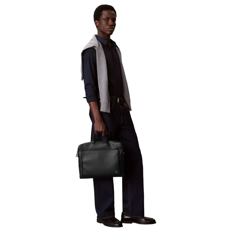 Calvin Klein Emblem - Maletín (black)