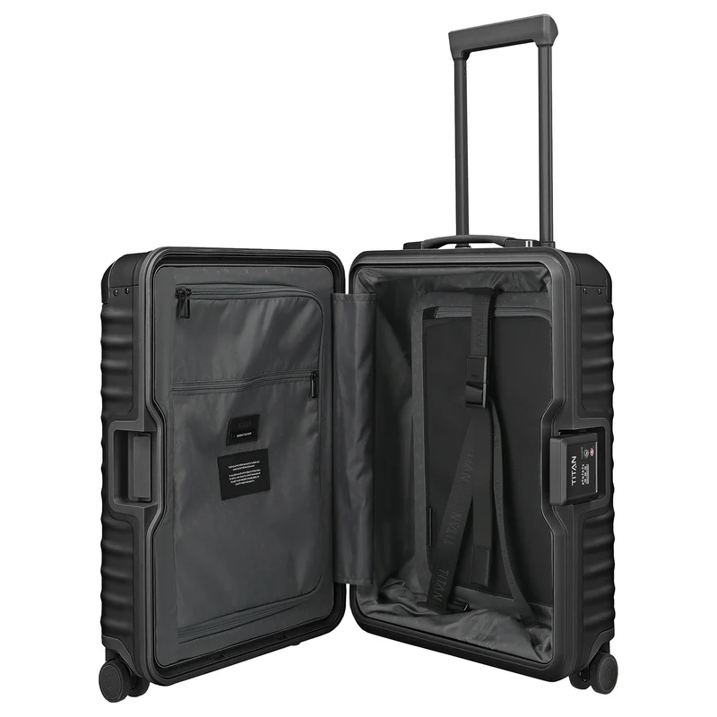 TITAN ETERNITY - Trolley de cabina con 4 ruedas 55 cm (black)