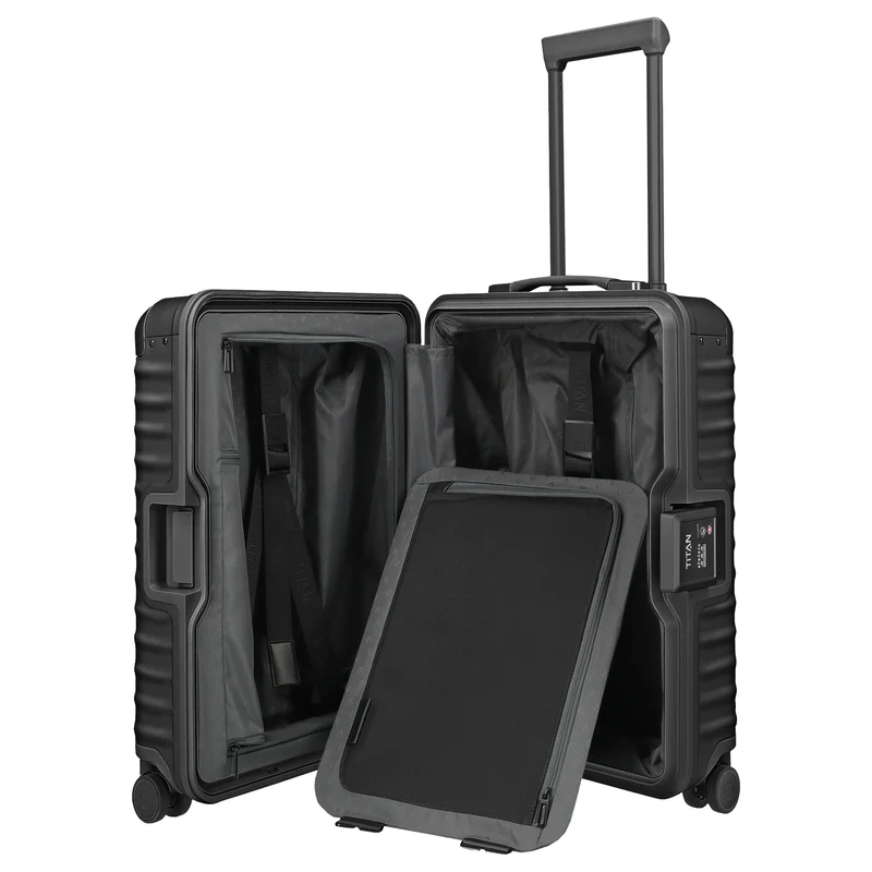 TITAN ETERNITY - Trolley de cabina con 4 ruedas 55 cm (black)