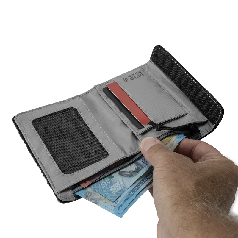 eagle creek Stash RFID Tri-Fold - Cartera 2cc 13 cm (black)