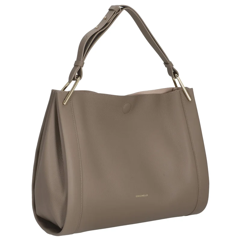 Coccinelle Wallace - Bolso de mano 36 cm (warm taupe/rosette)