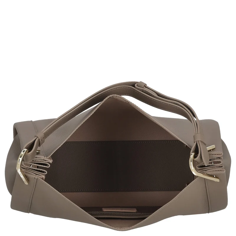 Coccinelle Wallace - Bolso de mano 36 cm (warm taupe/rosette)