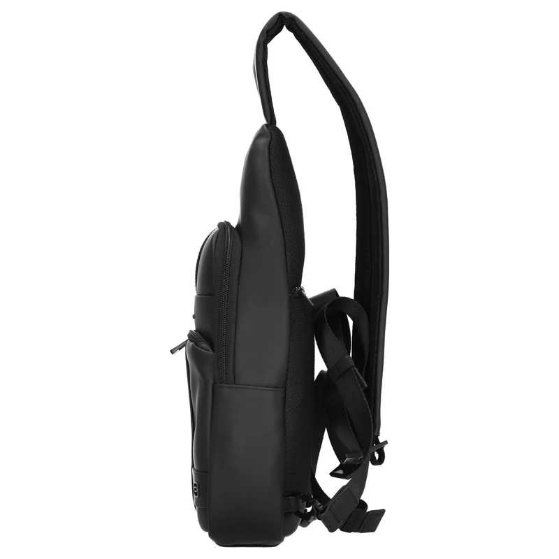 Piquadro Monosling Bag - Bolso bandolera 38 cm (nero)