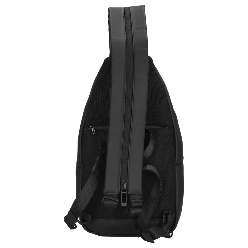 Piquadro Monosling Bag - Bolso bandolera 38 cm (nero)