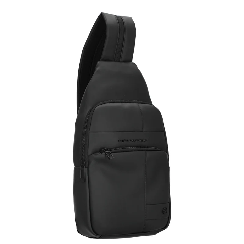 Piquadro Monosling Bag - Bolso bandolera 38 cm (nero)