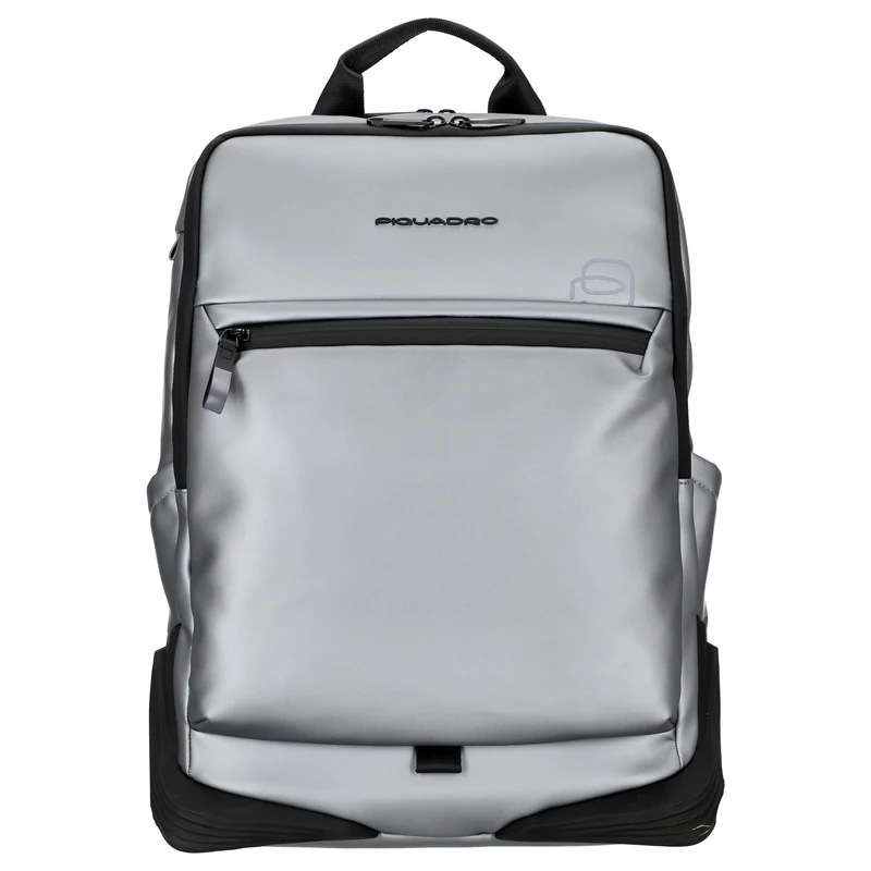 Piquadro Backpack - Mochila 15.6" 43 cm (silver/black)