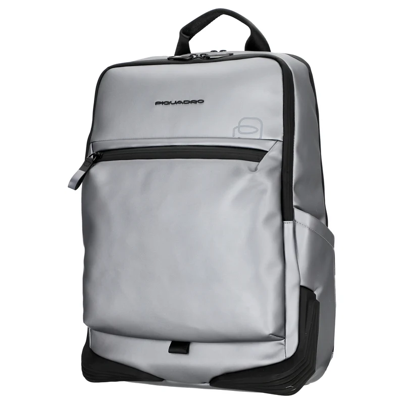 Piquadro Backpack - Mochila 15.6" 43 cm (silver/black)
