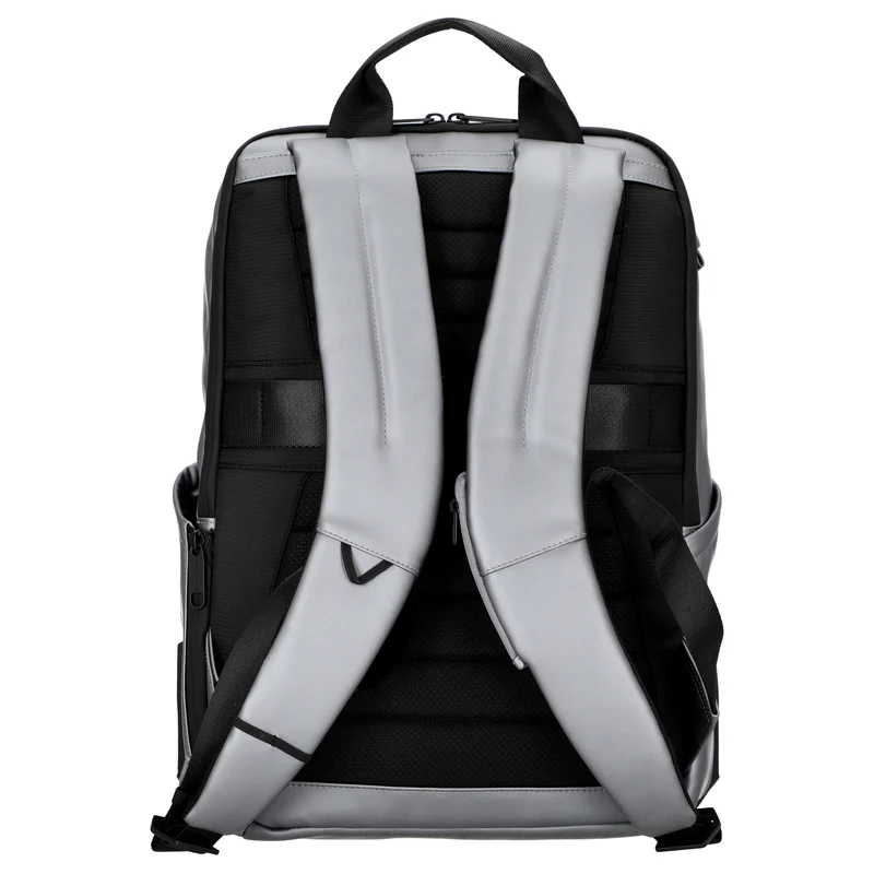 Piquadro Backpack - Mochila 15.6" 43 cm (silver/black)