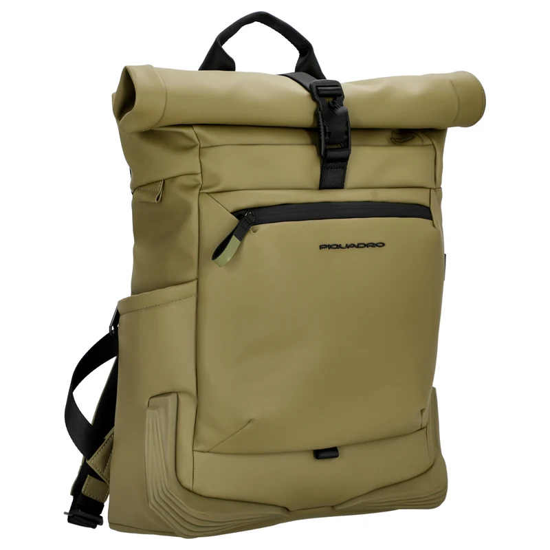 Piquadro Corner - Mochila Rolltop 15.6" 47 cm (green)