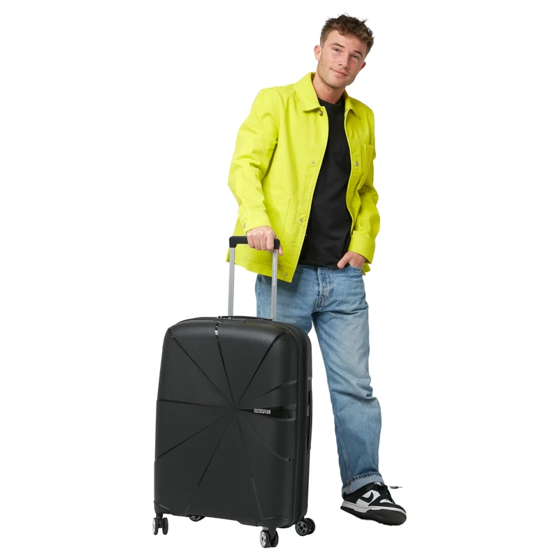 American Tourister Starvibe - Trolley de 4 ruedas 67 cm expandible (schwarz)