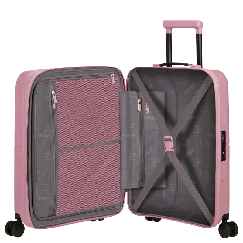 American Tourister Dashpop - Trolley de cabina de 4 ruedas 55 cm expandible (pink)