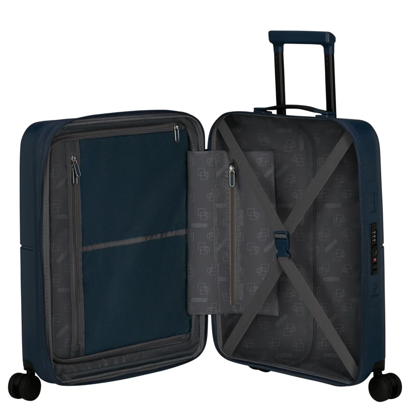 American Tourister Dashpop - Trolley de cabina con 4 ruedas 55 cm expandible (blau)