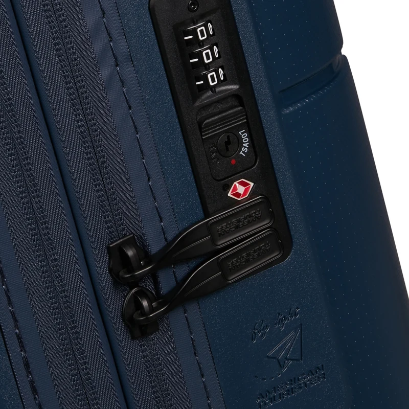 American Tourister Dashpop - Trolley de cabina con 4 ruedas 55 cm expandible (blau)