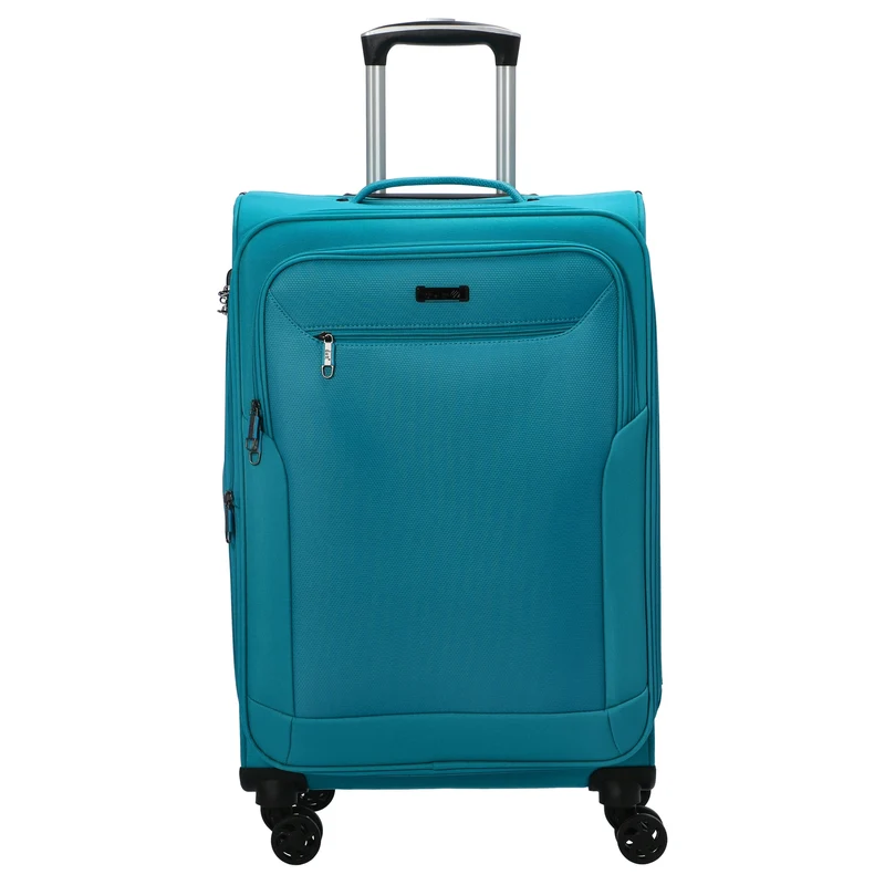 D&N Travel Line 6804 - Trolley de 4 ruedas M 66 cm (türkis)